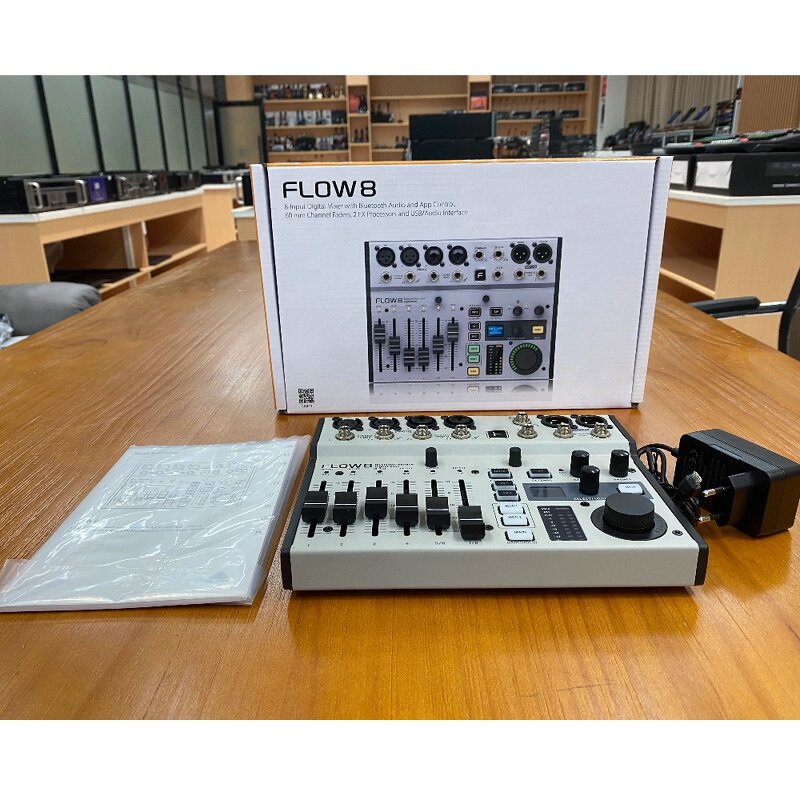 Digital Audio Mixer Supplier - FLOW 8 Bluetooth Live Sound Console with
