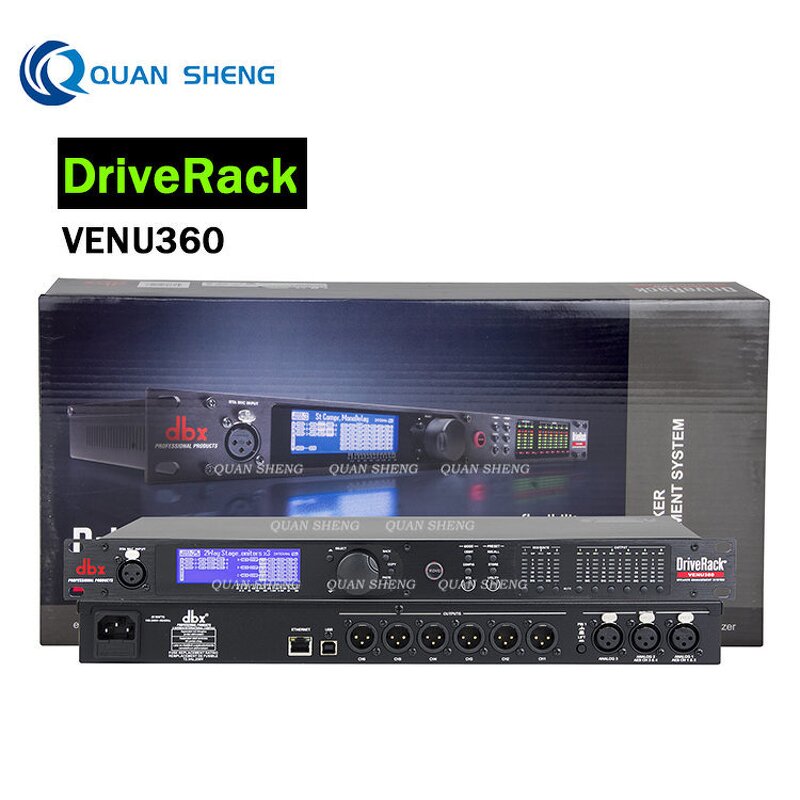 Stereo Equalizer Audio Processor Supplier - DriveRack VENU360 3 Input 6