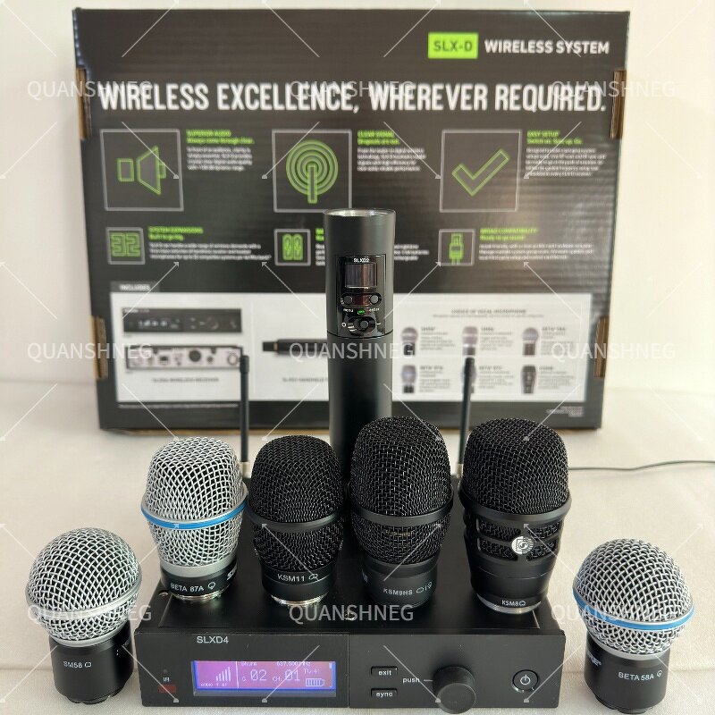 Wireless Microphone System Manufacturer - OEM/ODM SLXD4 SLXD24 UHF Stage