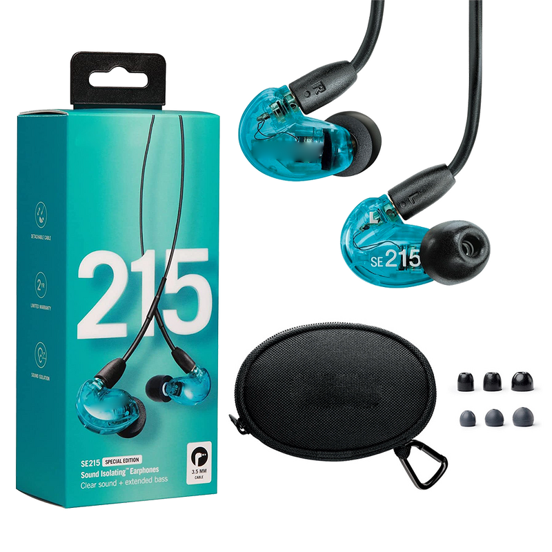 In Ear Earphone Supplier - SE215 with Microphone Hi-fi Noise Canceling