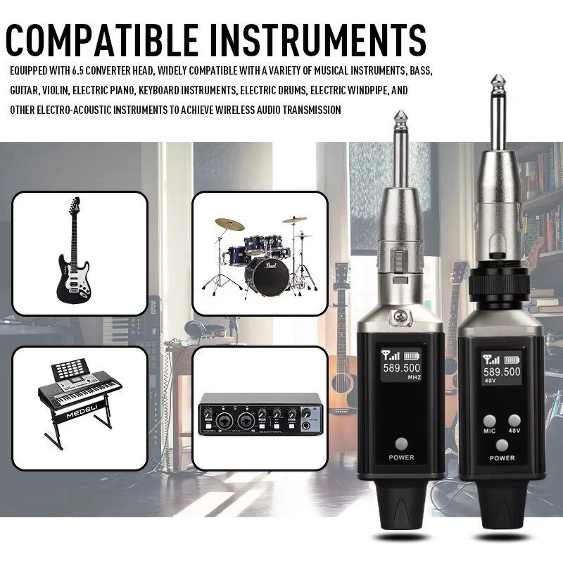 USB Wireless Microphone System Factory - Professional UHF XLR Transmitter