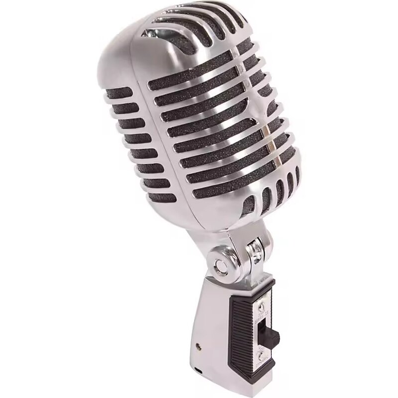 XLR Wired Microphone Supplier - 55SH Silver Universal Vocal for Podcasting