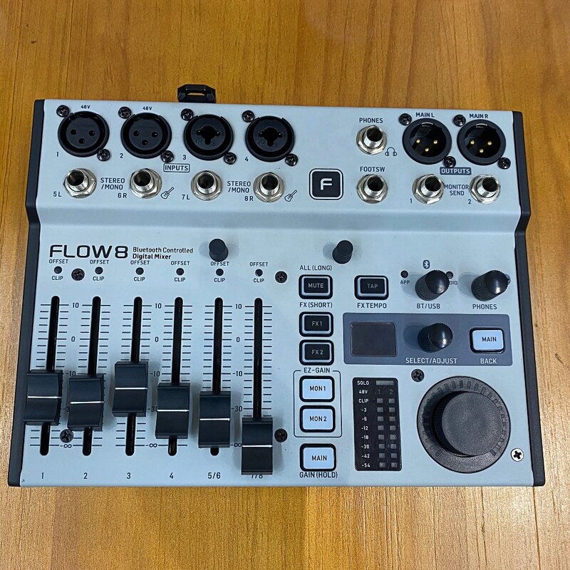 Digital Audio Mixer Supplier - FLOW 8 Bluetooth Live Sound Console with