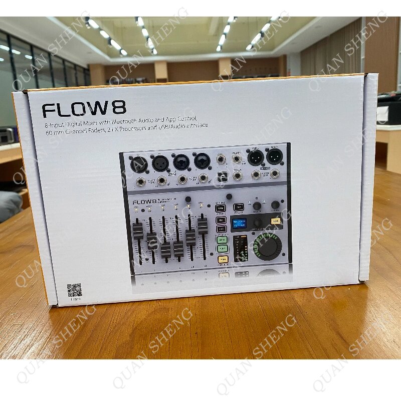 Mini Digital Mixer Manufacturer - Flow8 8CH with Bluetooth Audio App