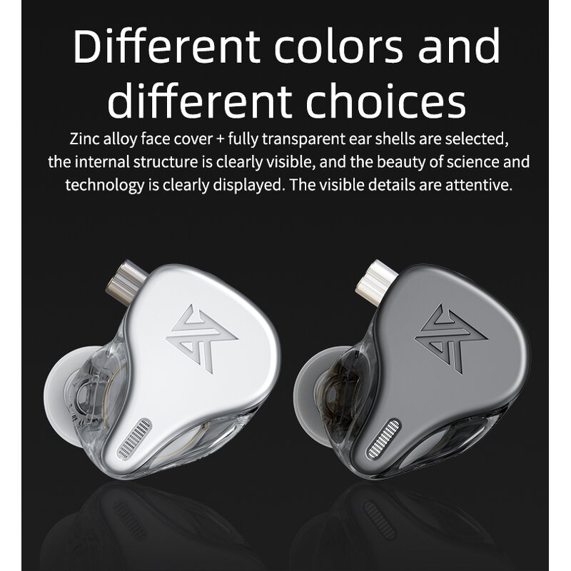 In-Ear Monitor Earbuds Manufacturer - New KZ DQ6 3DD Bass HiFi Noise