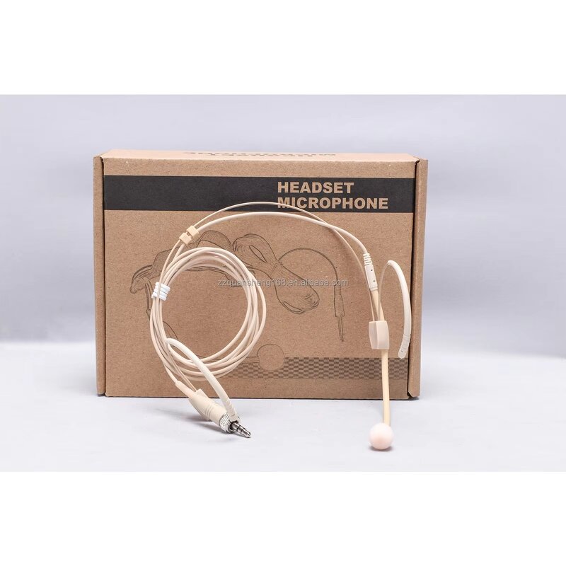 Wireless Microphone Bodypack Factory - High Quality Beige Skin with Headset