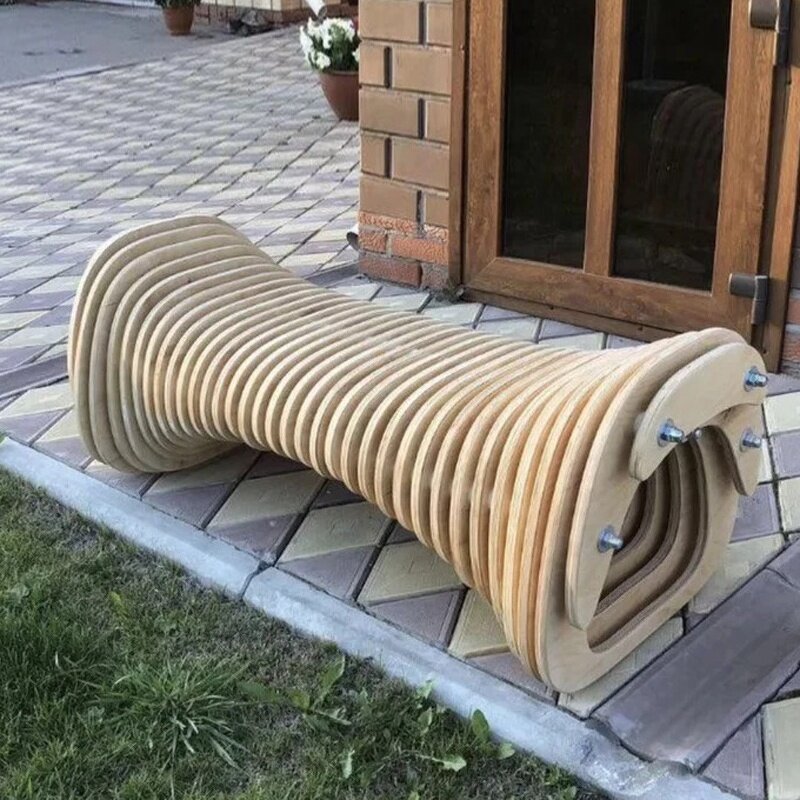 Parametric Seating Supplier - OEM Sustainable Customizable Handcrafted Plywood Artistic for Lobby Office