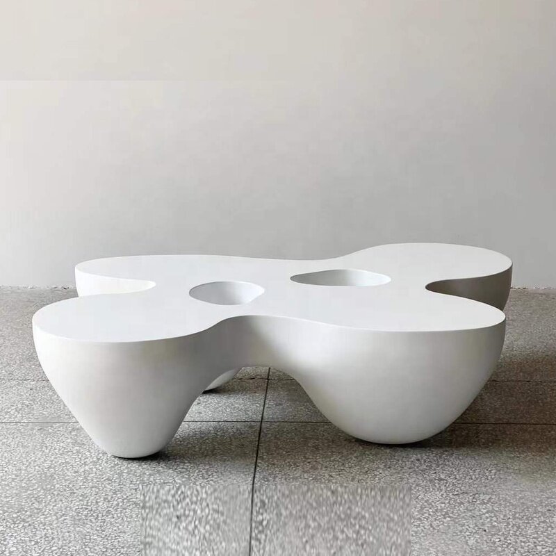 Coffee Table Factory - OEM Modern Luxury FRP Artistic Carved for Villa Hotel Lobby