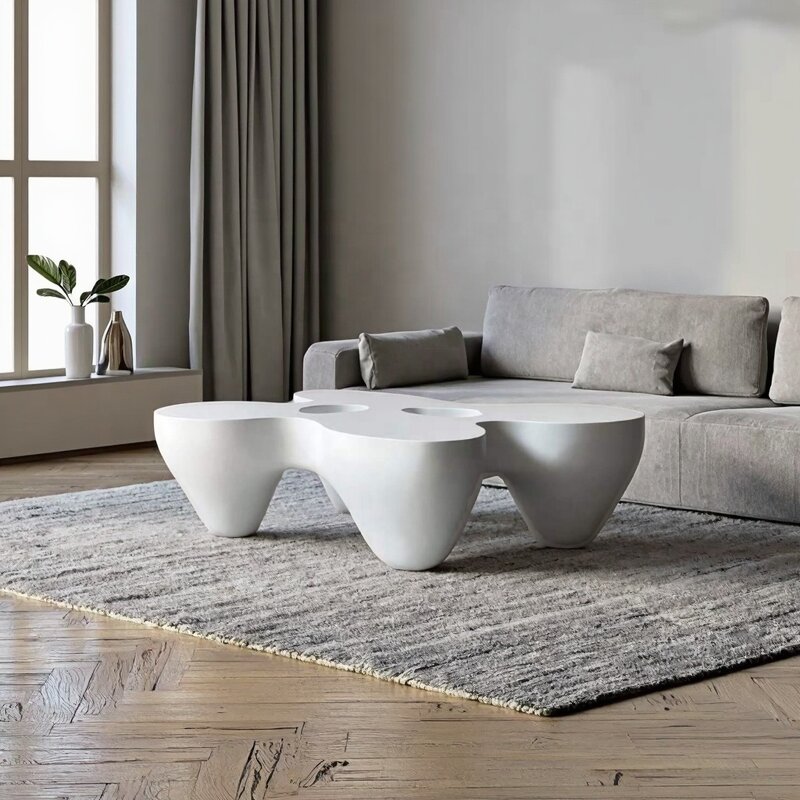 Coffee Table Factory - OEM Modern Luxury FRP Artistic Carved for Villa Hotel Lobby