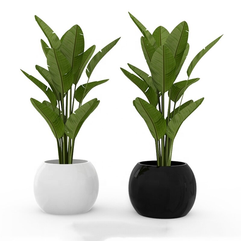 Resin Planter Pots Supplier - OEM High Quality Customizable Colorful Sphere for Plants Tree Nursery