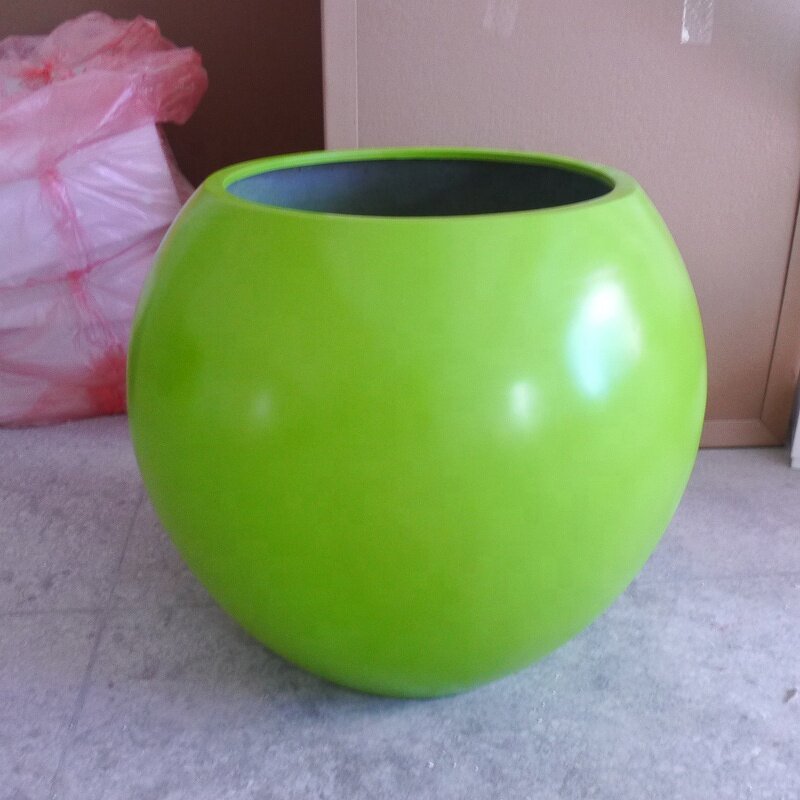 Resin Planter Pots Supplier - OEM High Quality Customizable Colorful Sphere for Plants Tree Nursery