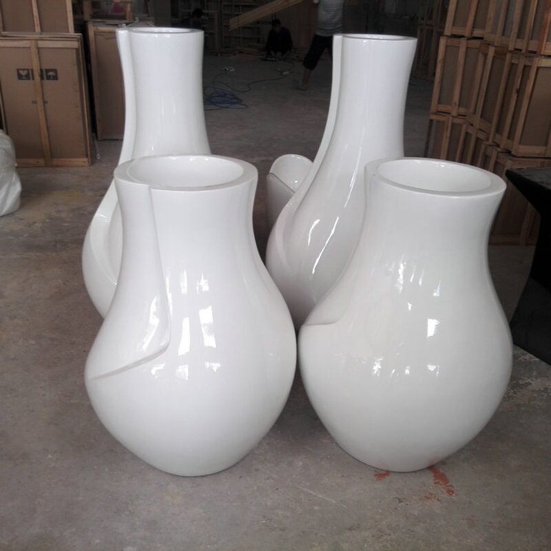 Fiberglass Pots Manufacturer - OEM RUYA Elegant Design for Interior Decoration