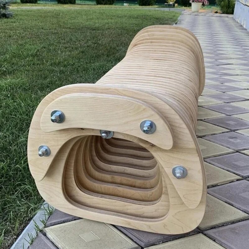 Parametric Seating Supplier - OEM Sustainable Customizable Handcrafted Plywood Artistic for Lobby Office