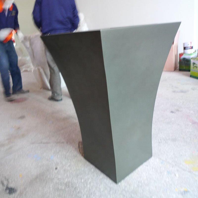 Fiberglass Planter Factory - OEM Perfect Quality Customizable Large Rectangular Model Garden Tree Planting