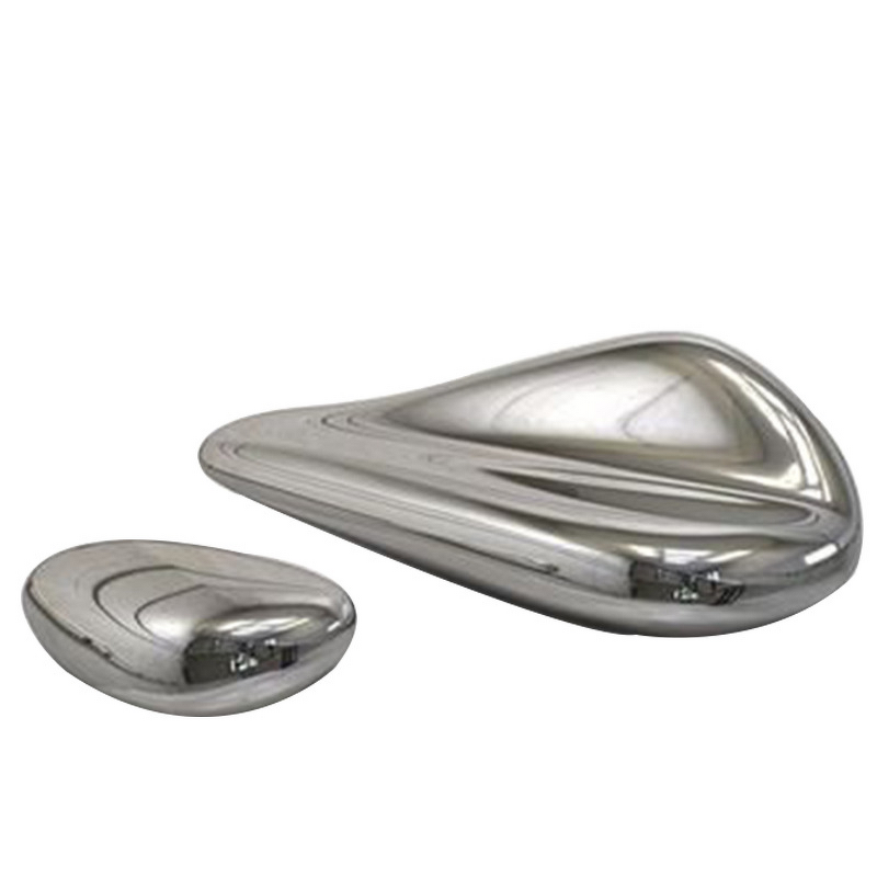 Stainless Steel Bench Manufacturer - OEM Stone Shape Durable Metal for Shopping Mall Lobby Reception