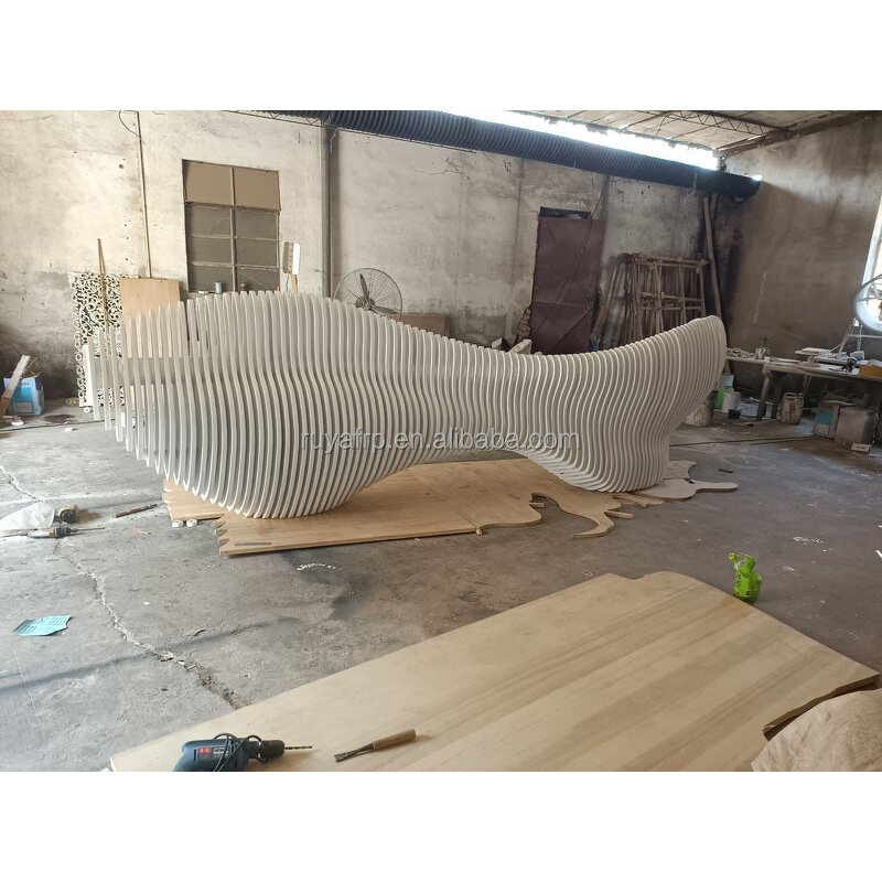Reception Desk Manufacturer - OEM Wood Material Fashion Parametric Design High Quality Office Salon GYM Counter