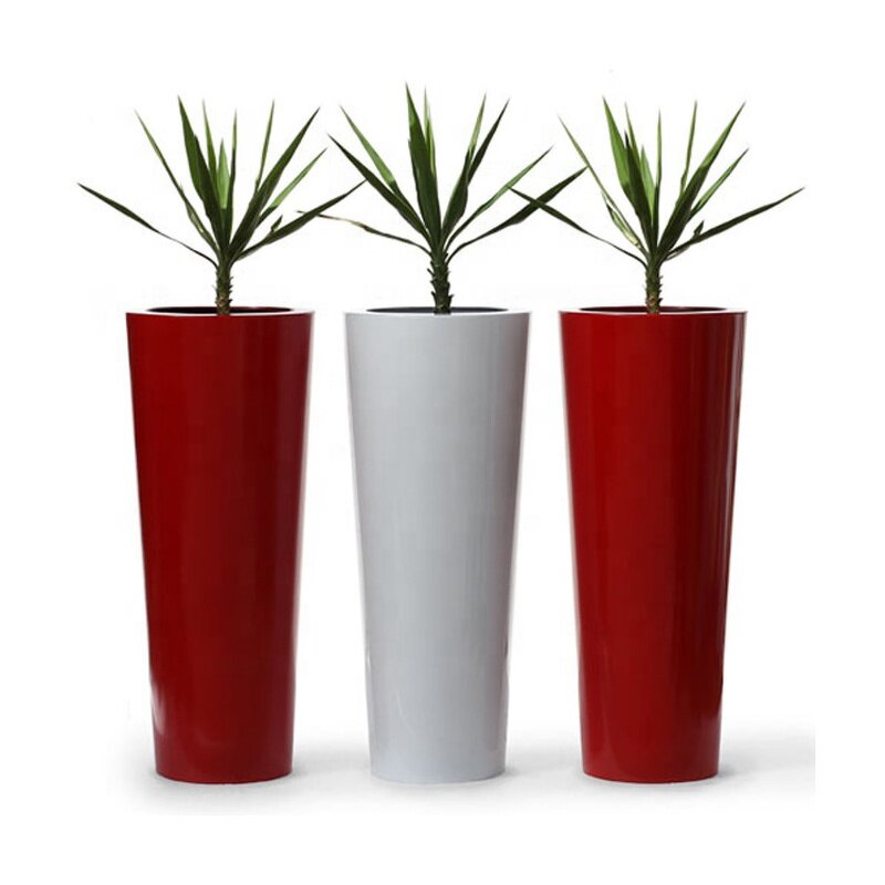 Stainless Steel Vase Factory - OEM 304 Cylindrical Tall Custom Sizes Parks Hospitals Airports Commercial