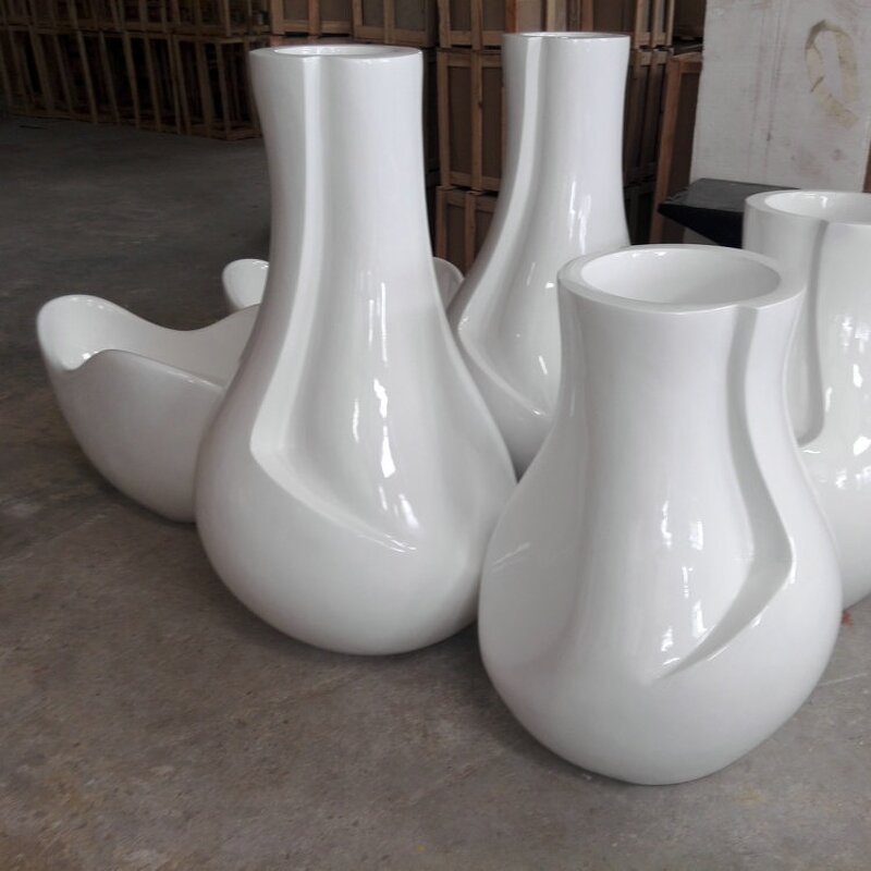 Fiberglass Pots Manufacturer - OEM RUYA Elegant Design for Interior Decoration