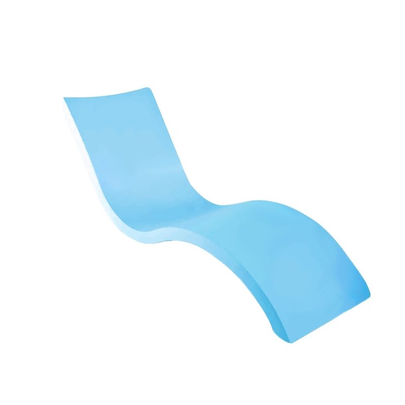 Outdoor Pool Lounger Supplier - OEM RUYA 30cm Depth Fiberglass Chaise with UV Protection Waterproof
