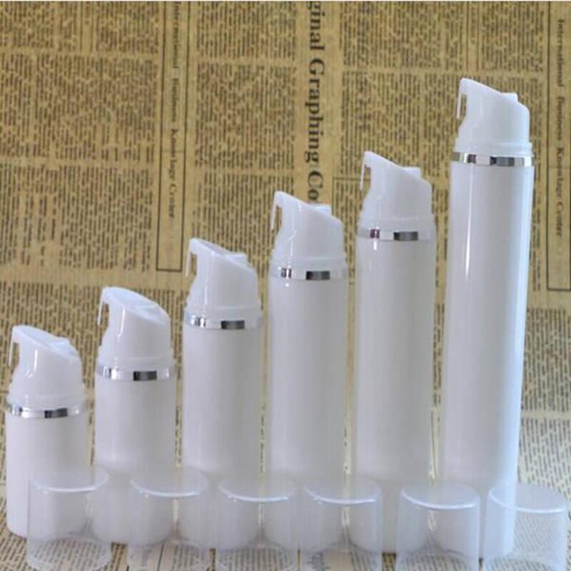 Airless Pump Bottle Manufacturer - 0-150ml Gold Silver Line Vacuum