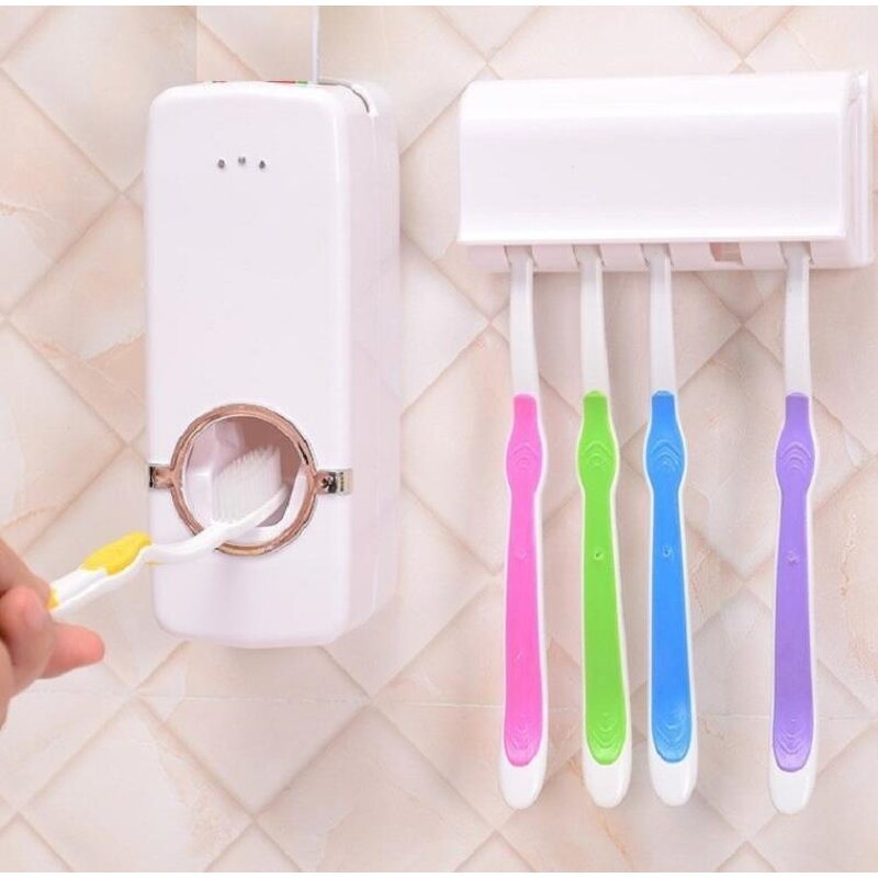 Automatic Toothpaste Dispenser Factory - with Toothbrush Holder Auto
