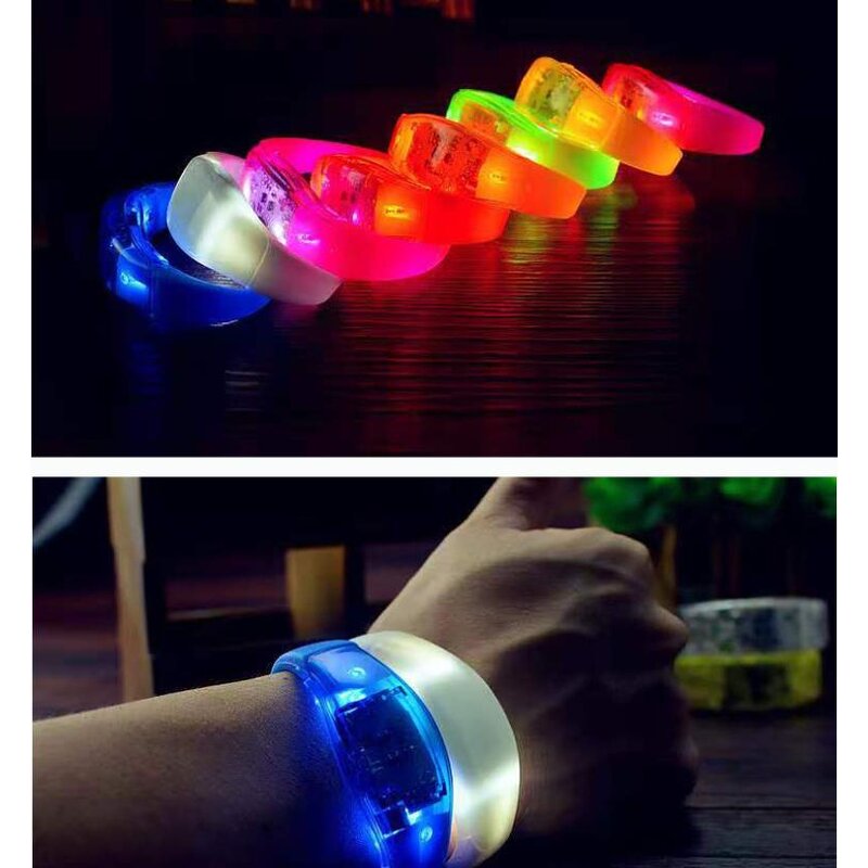 LED Flashing Bracelet Supplier - Music Activated Sound Control Light up