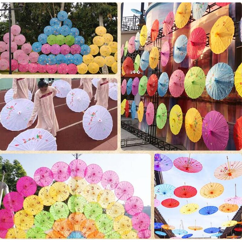 White Paper Umbrella Manufacturer - Plain Chinese Wedding Paper Parasols