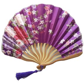 Chinese Japanese Hand Fan Supplier - Personalized Pattern Vintage Flower