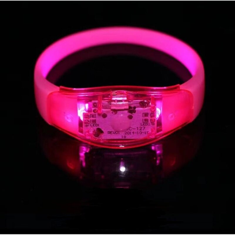 LED Flashing Bracelet Supplier - Music Activated Sound Control Light up