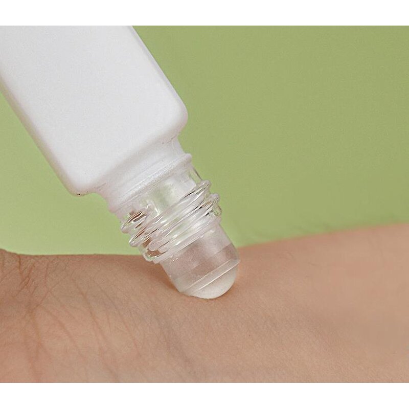 Square Glass Roll on Bottle Supplier - 10ml with Matte Black/White Color