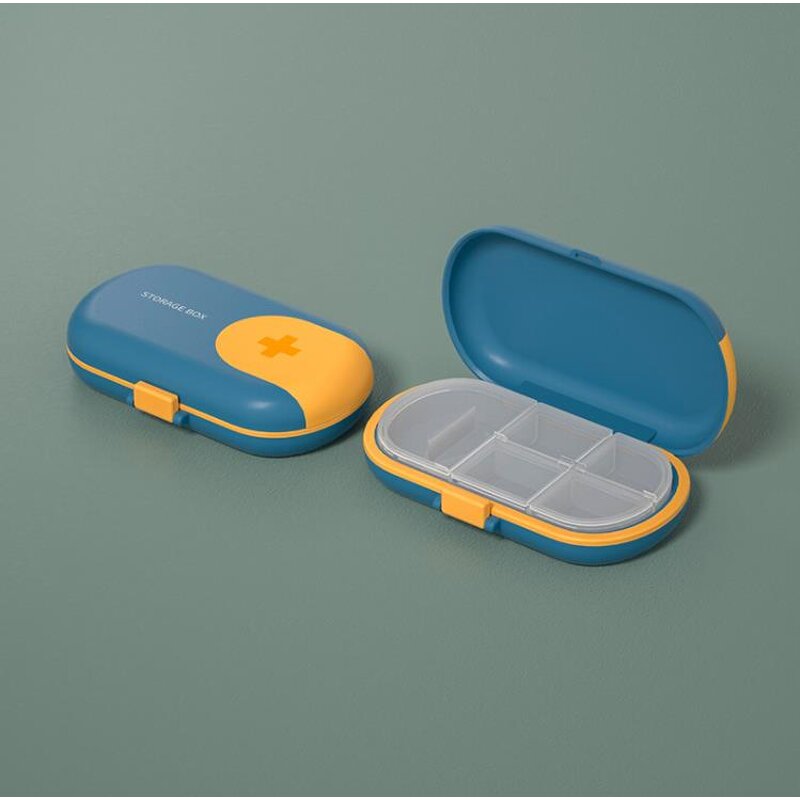 Travel Pill Case Supplier - Portable Pill Cutter Organizer 4/6 Grids