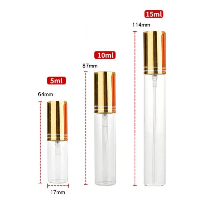 Glass Perfume Bottle Manufacturer - Wholesale 5-15ml Atomizer Refillable