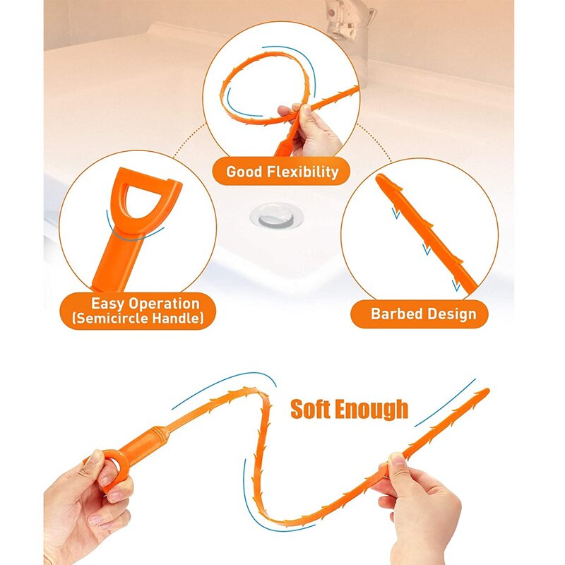 Drain Snake Cleaner Supplier - Clog Remover Hair Catcher for Shower