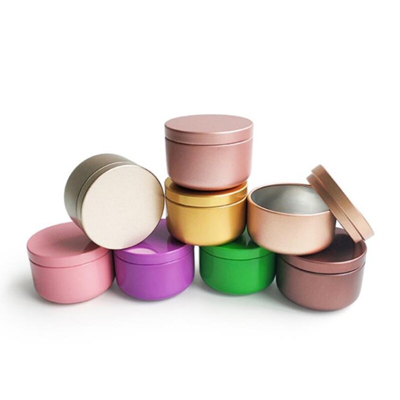 Aluminum Metal Tin Supplier - Custom Round Small Decorative Gift Empty