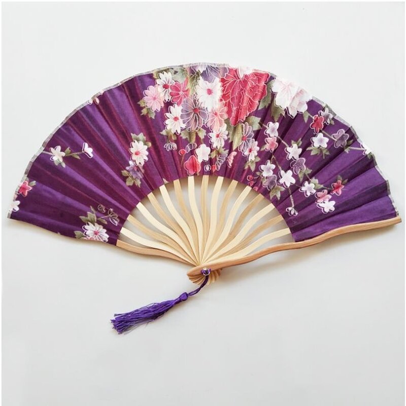 Japanese Style Silk Fan Manufacturer - Chinese Wedding Bamboo Vintage