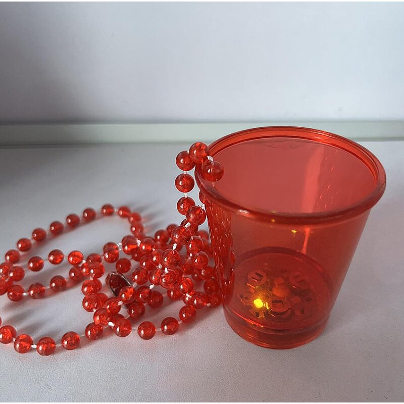 Flashing Shot Glasses Manufacturer - Happy New Years Eve Light up Necklaces