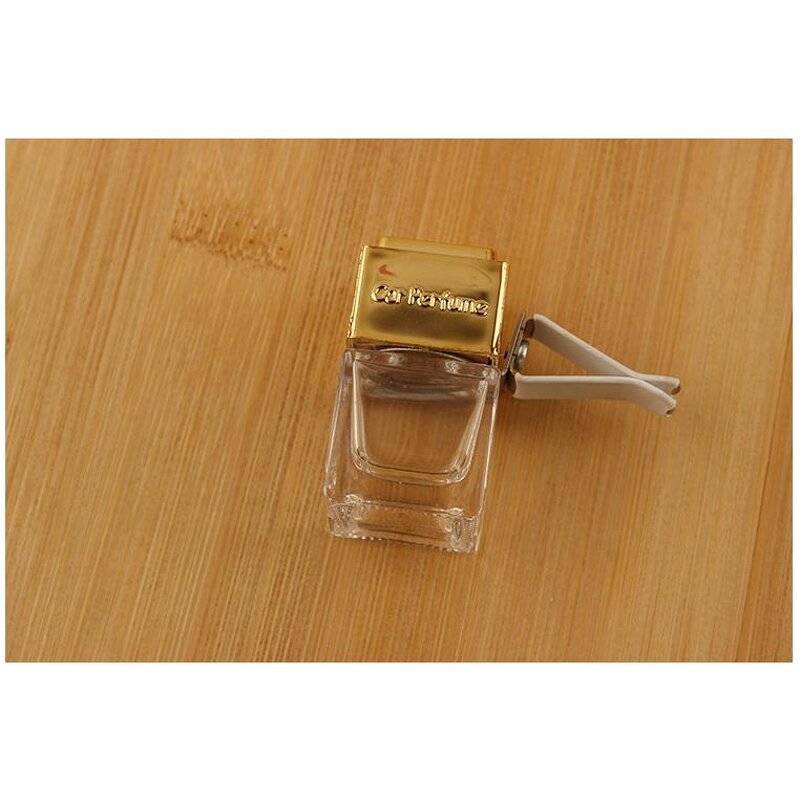 Transparent Perfume Bottle Supplier - 8ml Square Vent Clip Empty Car