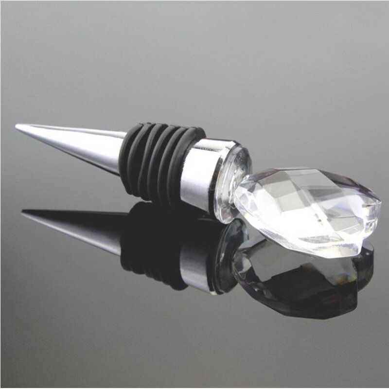 Crystal Heart Bottle Stopper Supplier - Fashion Creative Wedding Favors