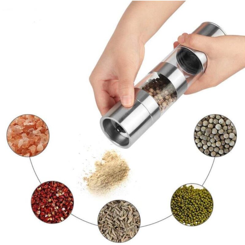 Manual Spice Mill Supplier - Kitchen 2 in 1 Adjustable Coarseness