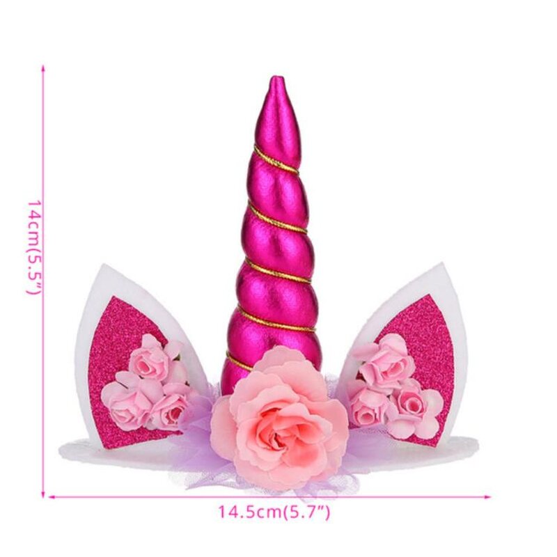 Unicorn Cake Topper Supplier - Wholesale Handmade Happy Birthday Decoration