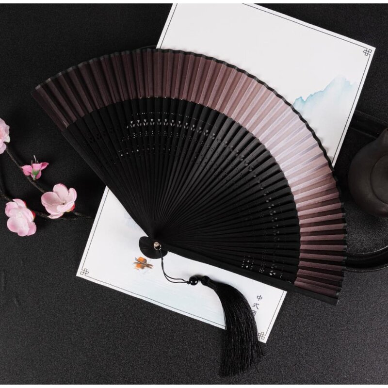 Chinese Style Silk Fan Manufacturer - Wholesale High Quantity with Tassels