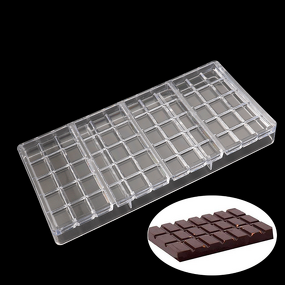 Polycarbonate Chocolate Mold Manufacturer - Rectangle for Make Candy Bar