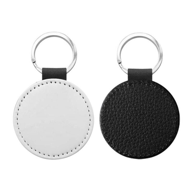 PU Leather Keychain Manufacturer - Sublimation Blanks Heat Transfer Custom