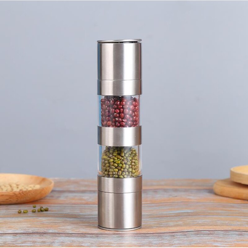 Manual Spice Mill Supplier - Kitchen 2 in 1 Adjustable Coarseness