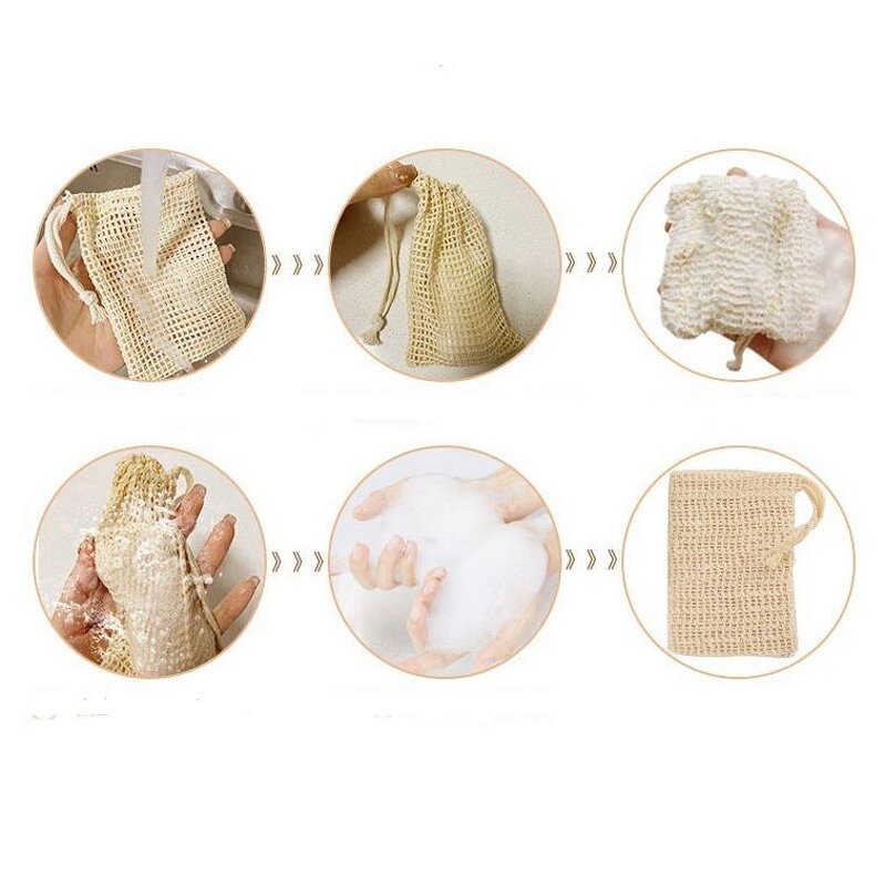 Soap Mesh Bag Supplier - Custom Logo Drawstring for Shower Exfoliating