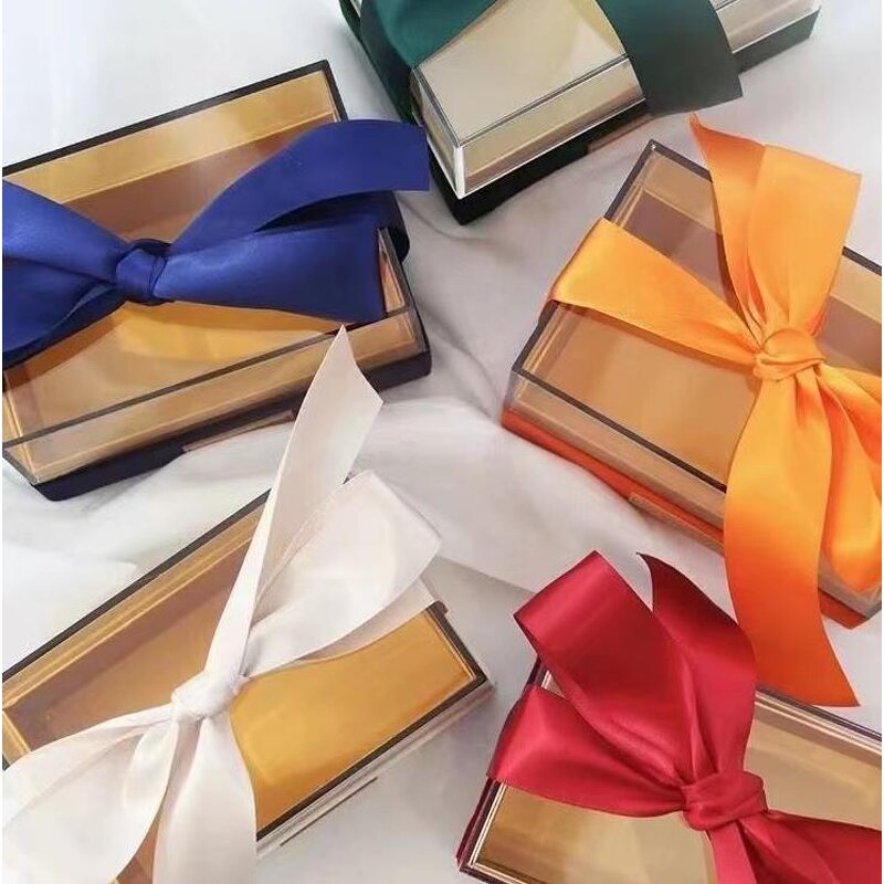 Acrylic Candy Box Manufacturer - Luxury Rectangle Transparent Christmas