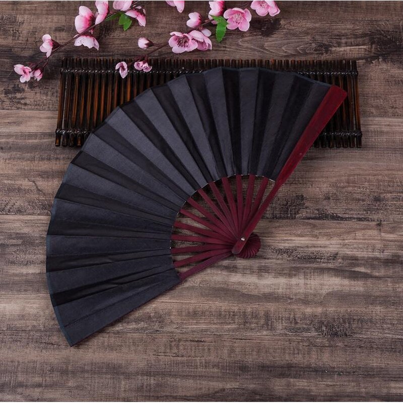 Large Folding Silk Fan Factory - 8/10inch Custom DIY Painting Chinese