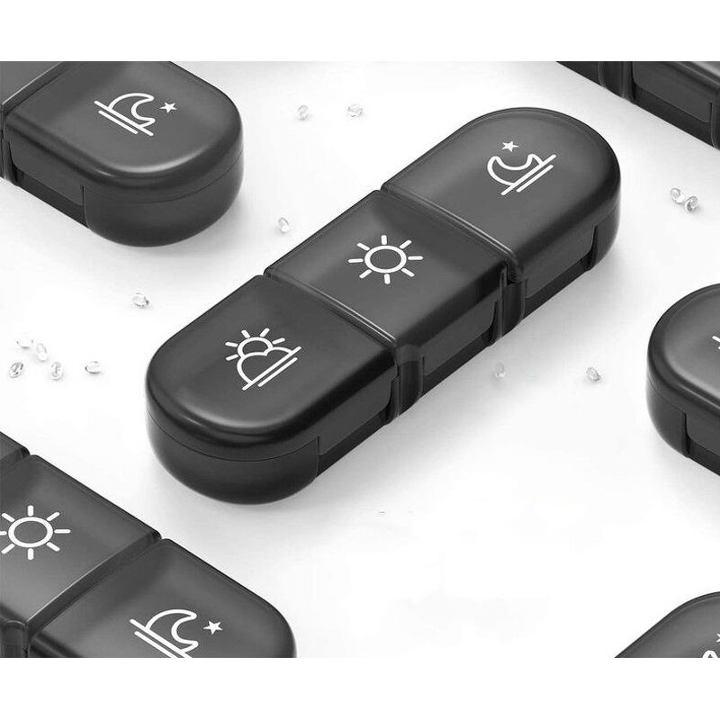 Eco Friendly Pill Box Factory - Wholesale 3 Compartments 7 Days Travel