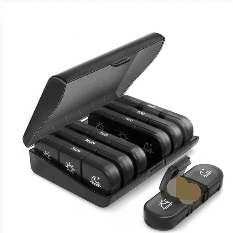 Eco Friendly Pill Box Factory - Wholesale 3 Compartments 7 Days Travel