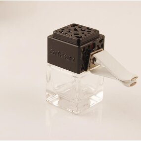 Transparent Perfume Bottle Supplier - 8ml Square Vent Clip Empty Car